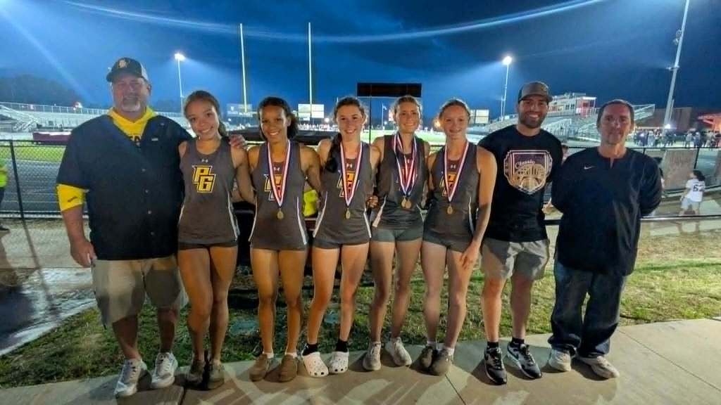 Girls Track Team at State Championships