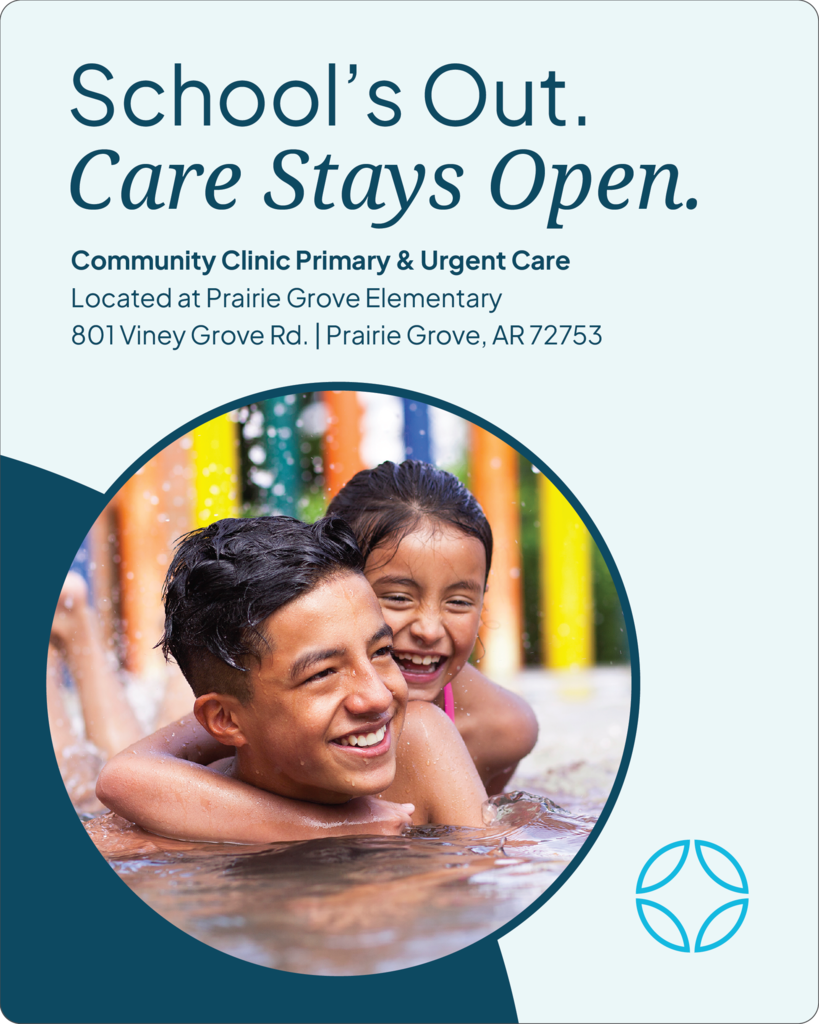 Community Clinic Prairie Grove Elementary School 801 Viney Grove Rd, Prairie Grove, AR 72753