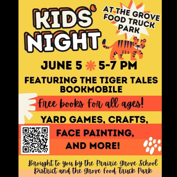 kids night at The Grove Food Truck Park June 5 5-7