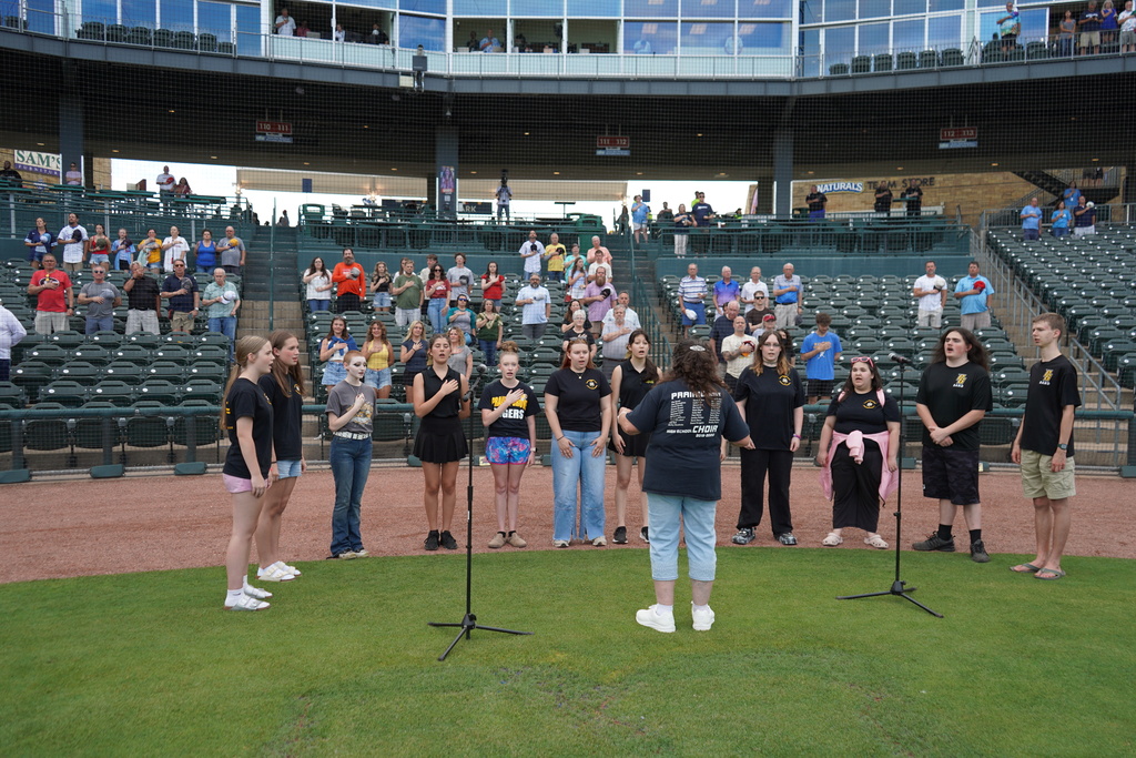 PGHS Choir Led The National Anthem