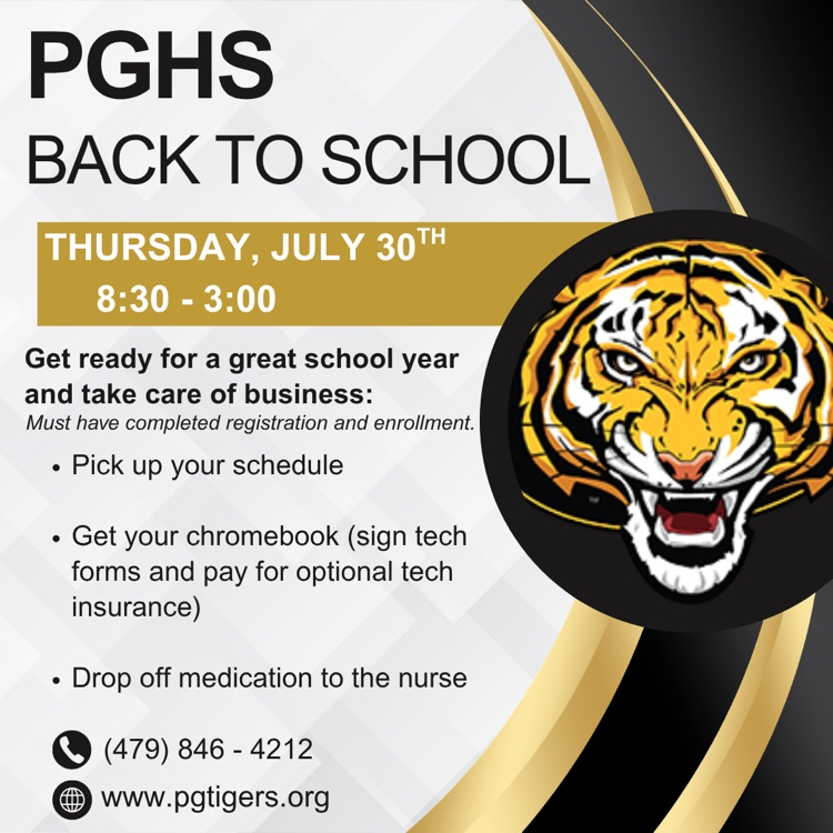 Back to School July 30th Chromebook Pickup