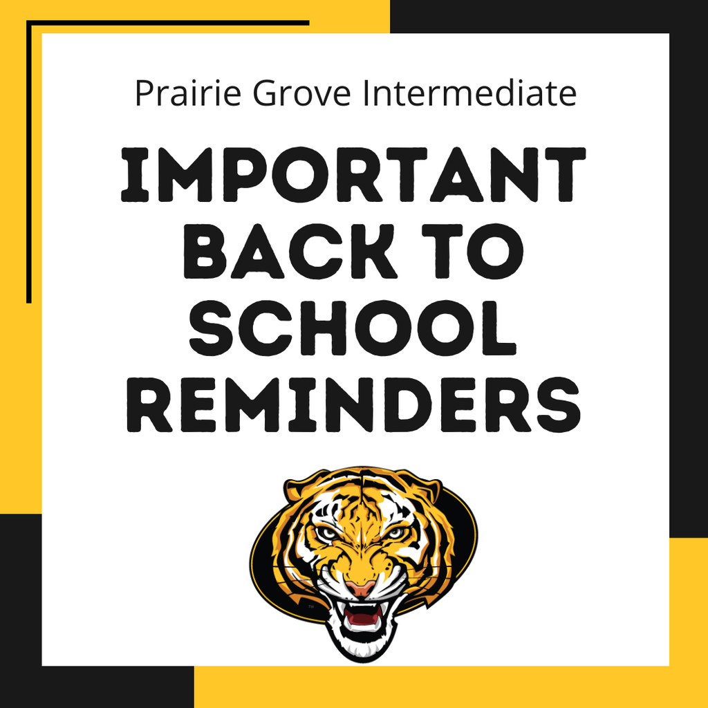back to school reminders