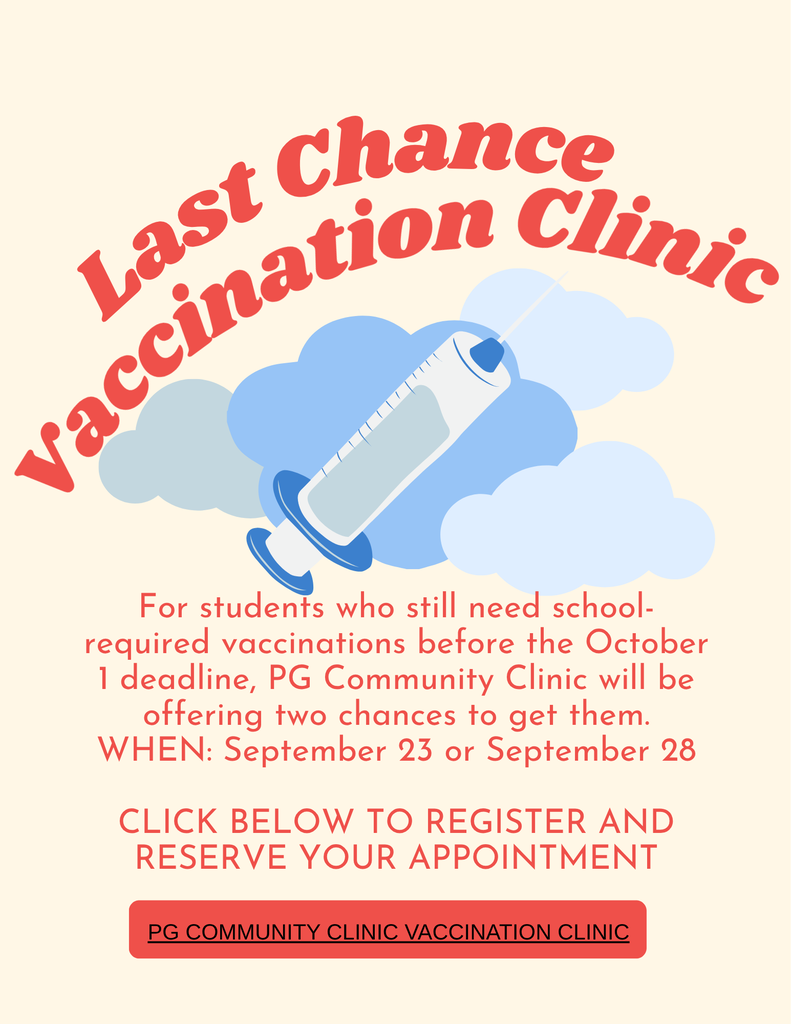 Last Chance Vaccination Clinic