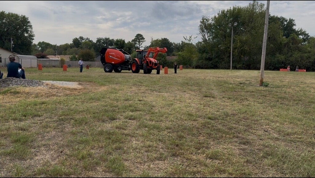 Tractor driving at the Arkansas Oklahoma State Fair
