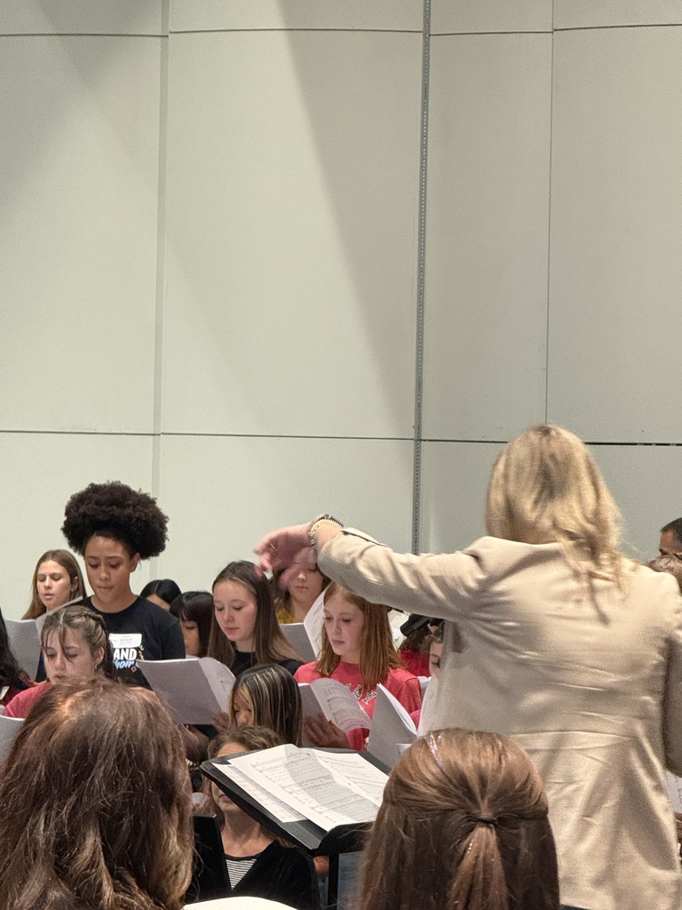 Choir singing together.