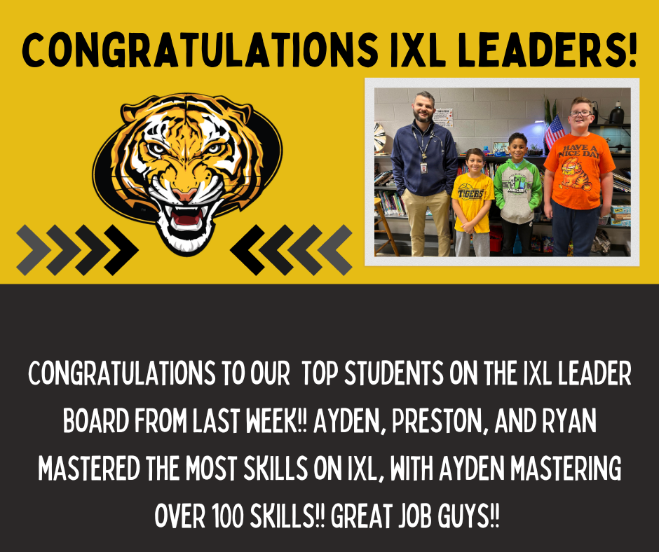 IXL Leader Board 