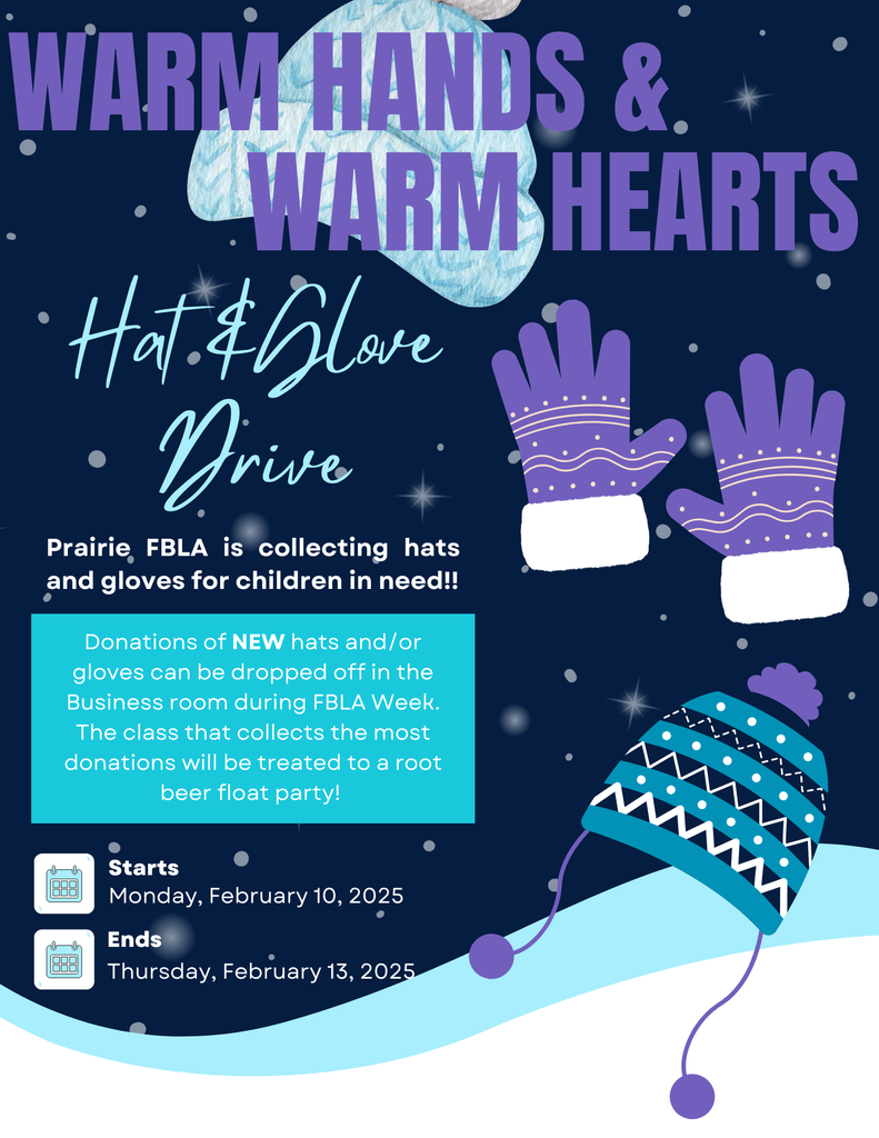 Hat & Glove Drive Flyer