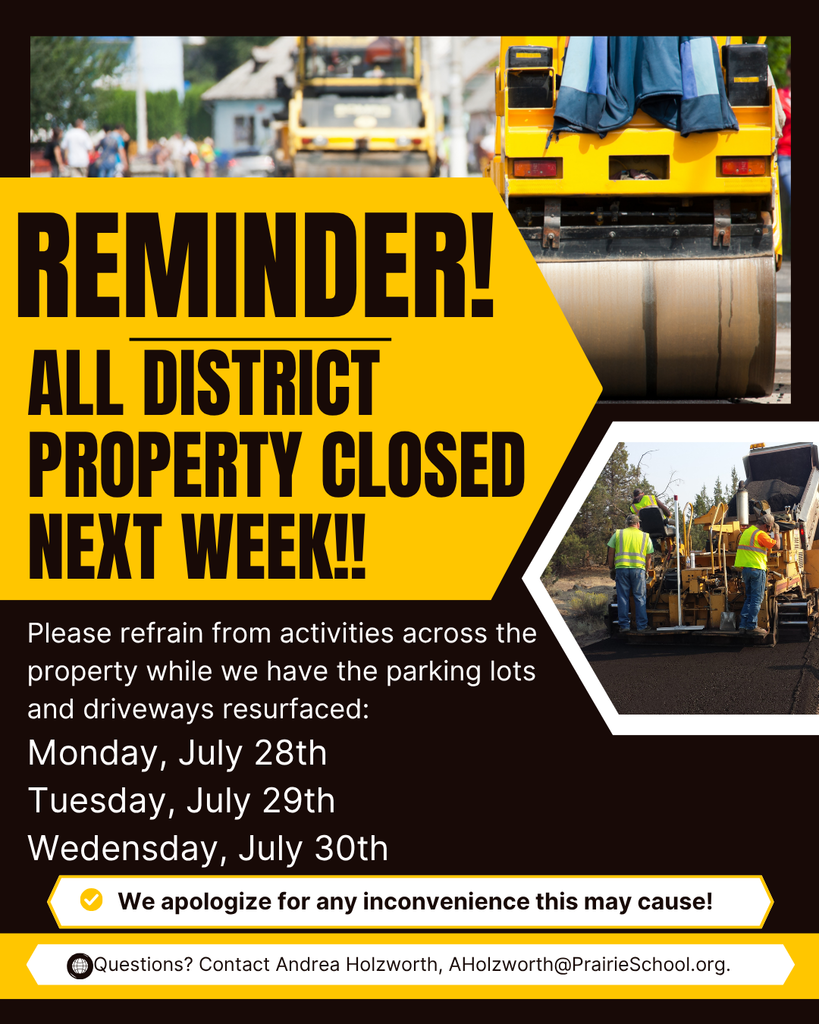 District Closed 7/28-7/30