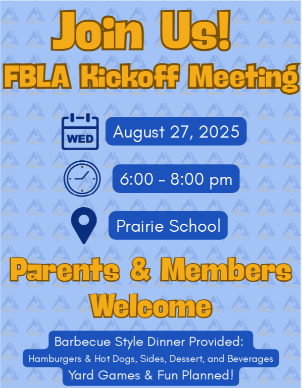 FBLA Kickoff flyer