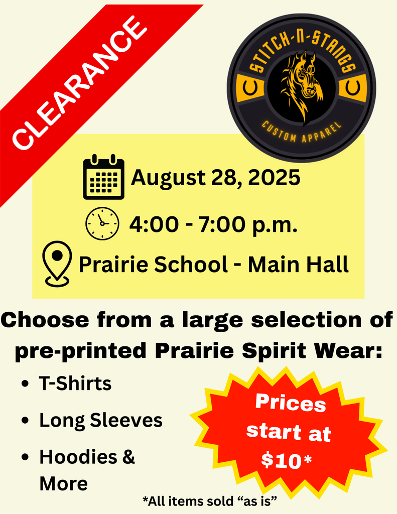 Clearance sale flyer