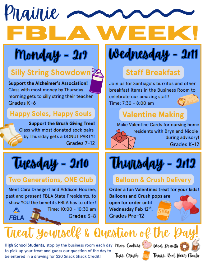 FBLA Week flyer