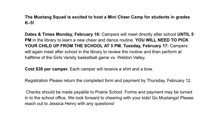 mustang squad cheer camp