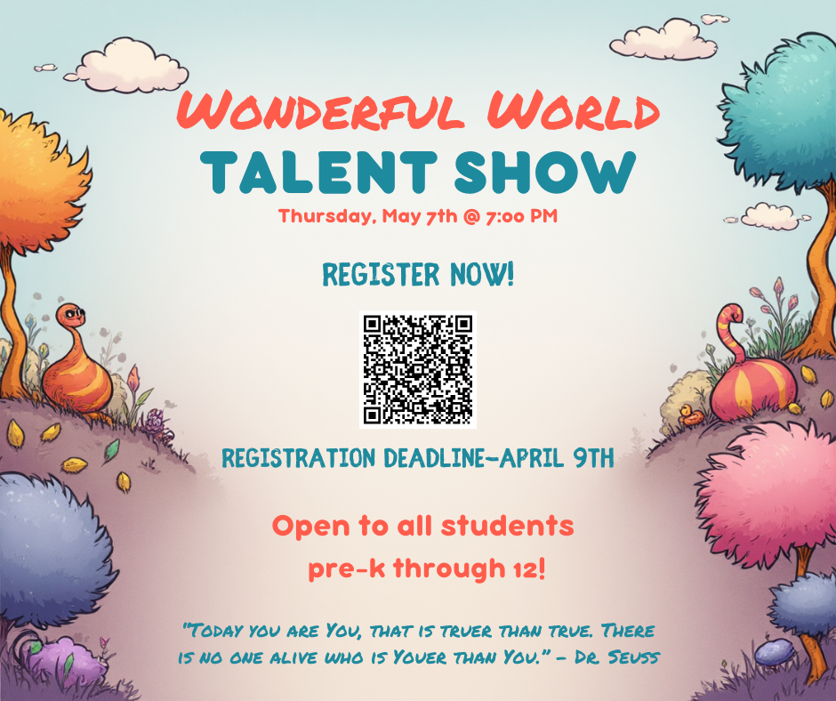 Talent Show Registration Now Open!