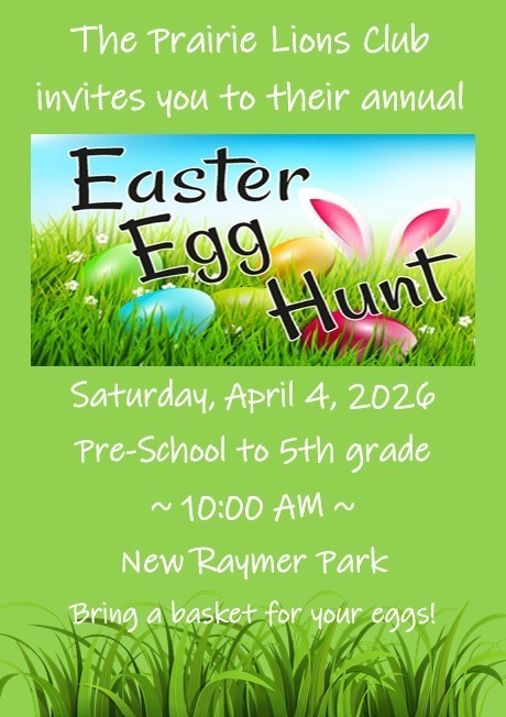 Prairie Lions Club Easter Egg Hunt