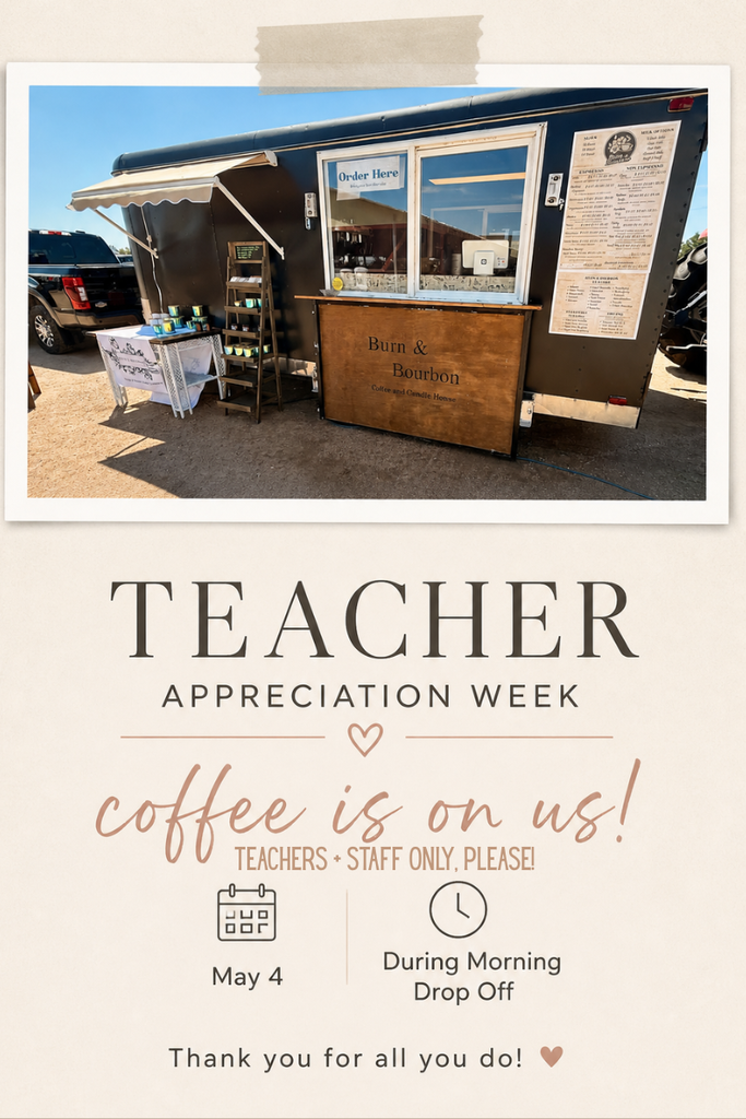 Teacher appreciation week coffee truck