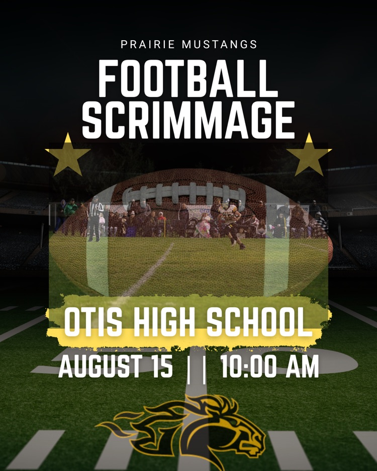 High school football scrimmage