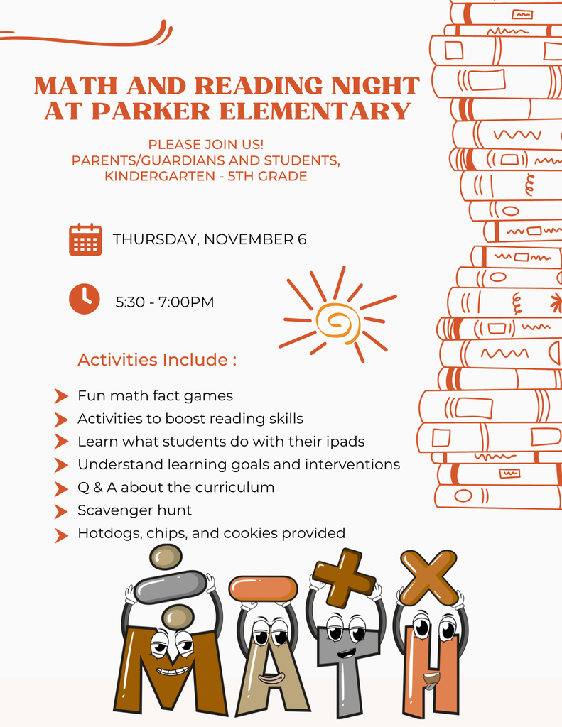 Parker Elementary's Math and Reading Night