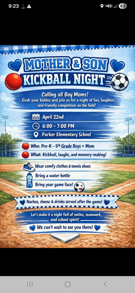 Mother-Son Kickball at PES!