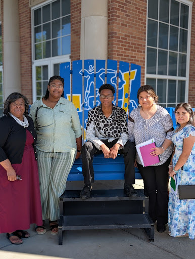 PHS Students and Mrs. Benton