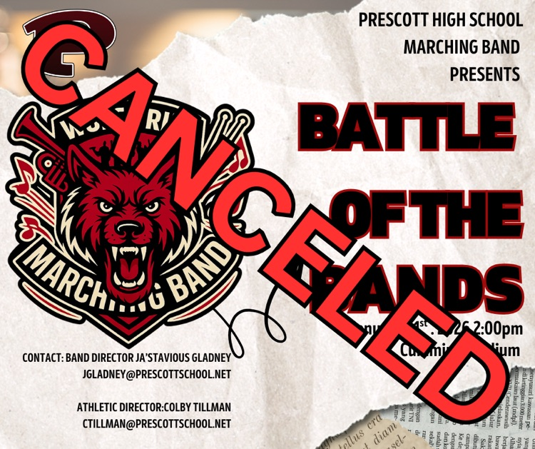 Battle of the Bands Canceled