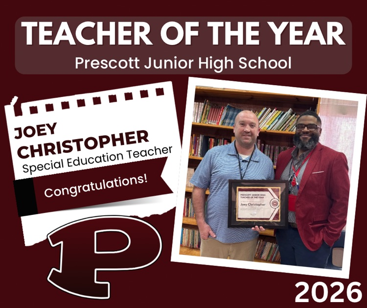 PJH Teacher of the year
