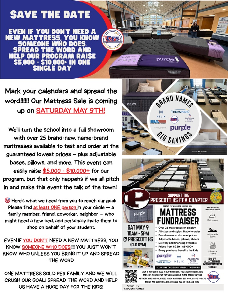 FFA Fundraiser Flyer