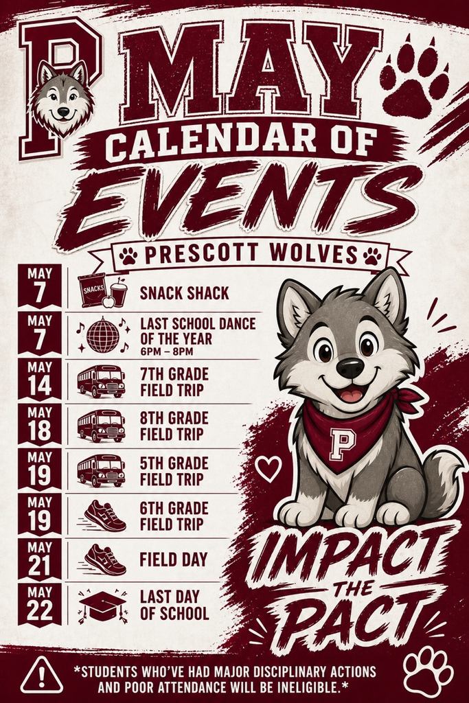 PJH calendar of events 