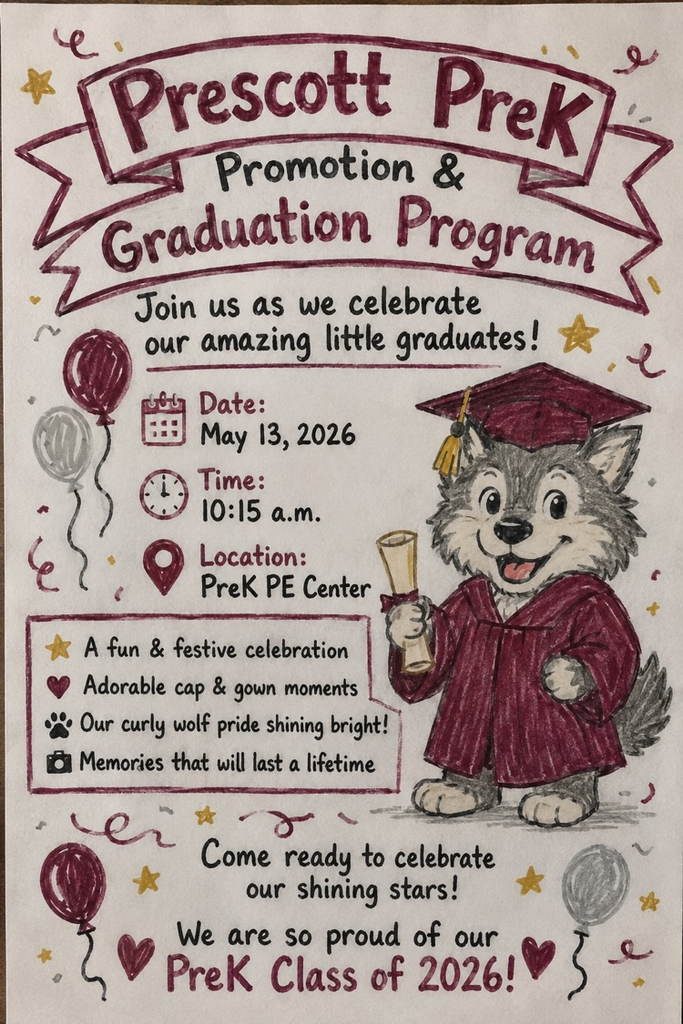 PreK Graduation Flyer