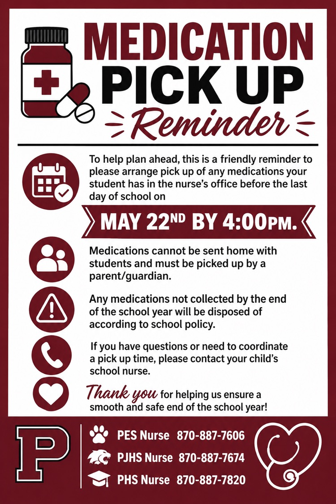 Medication Pick Up Reminder Flyer