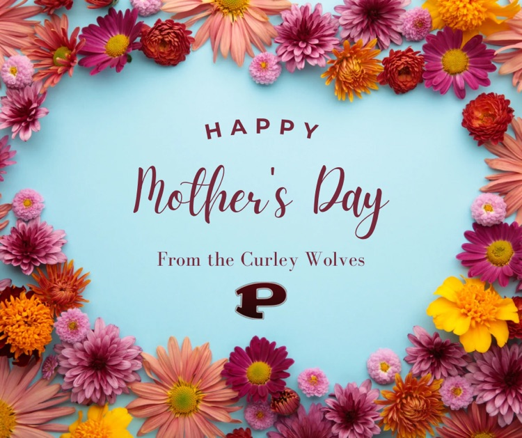 Mother’s Day graphic with flowers