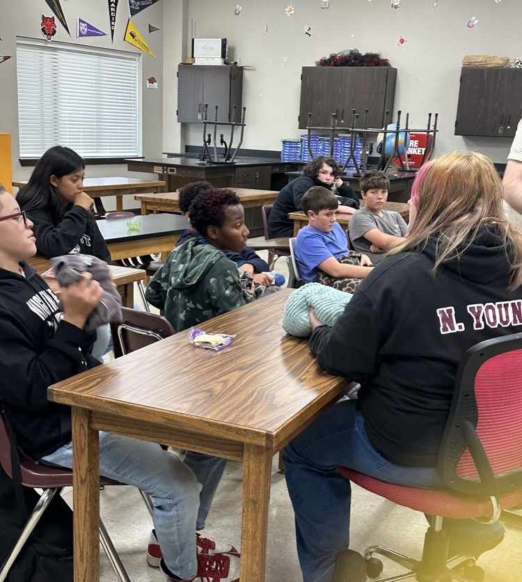 students sitting in class