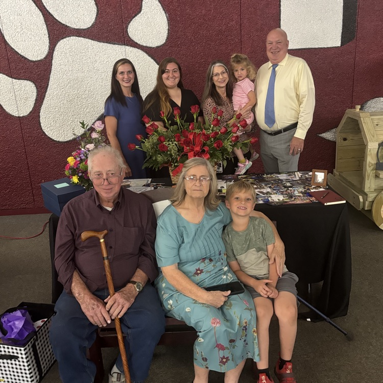Retiree with family