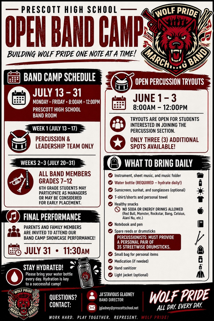 Band Camp Flyer