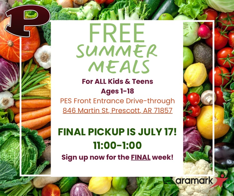 Free Summer Meal Flyer