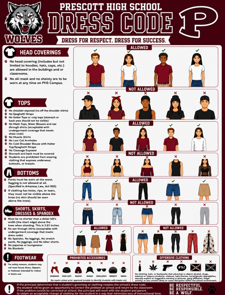dress code flyer