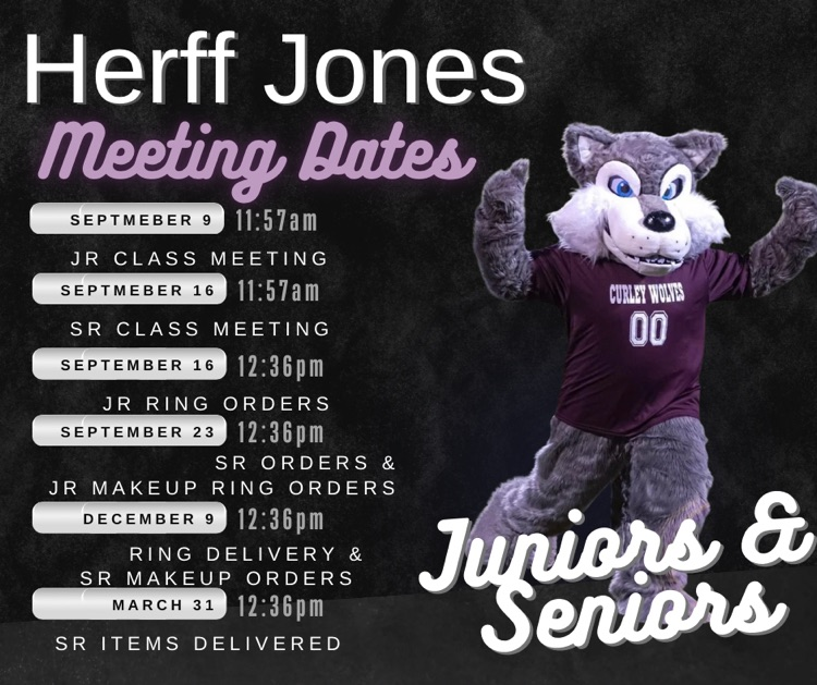Herff Jones Meeting dates