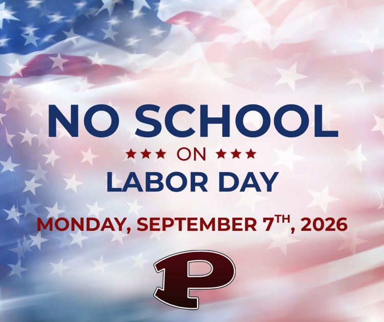 no school on Labor Day with flag background