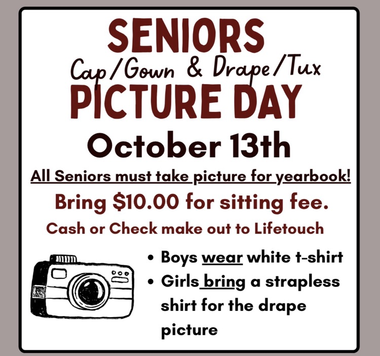 picture day Flyer for seniors