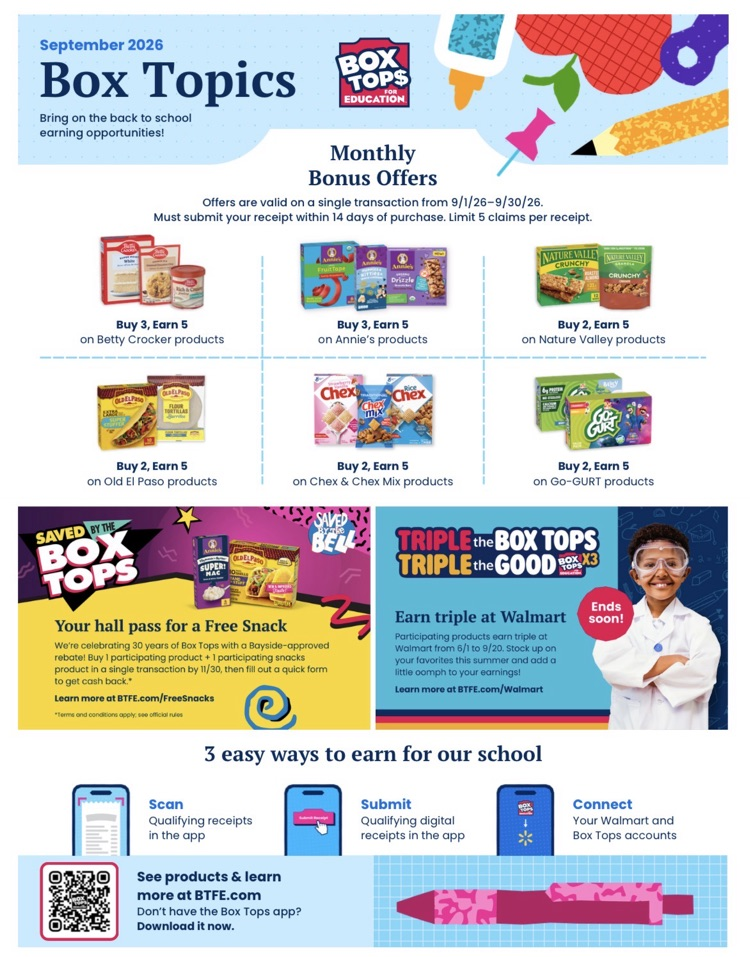 Box Tops Flyer