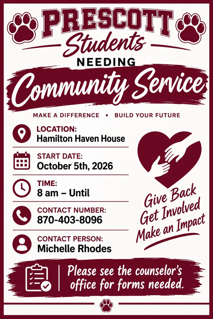 community service flyer