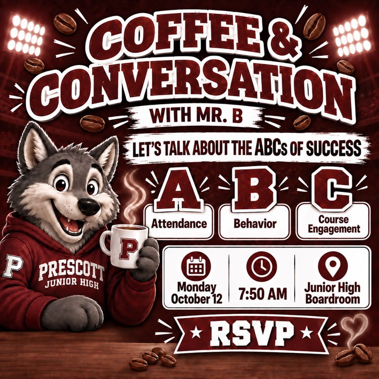 Coffee and Conversation at Prescott Junior High