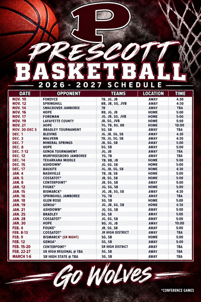basketball schedule