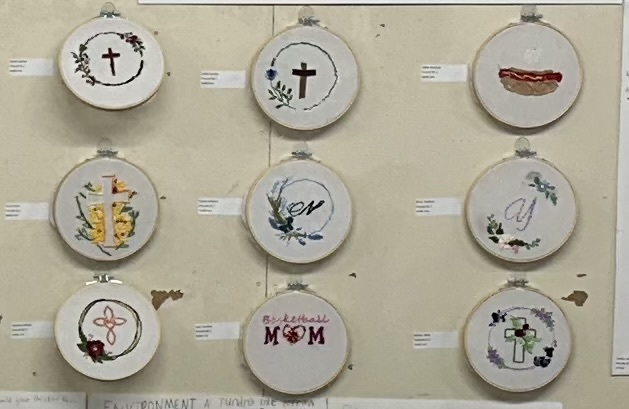 Textile Arts Embroider Instillation - First Place Ribbon