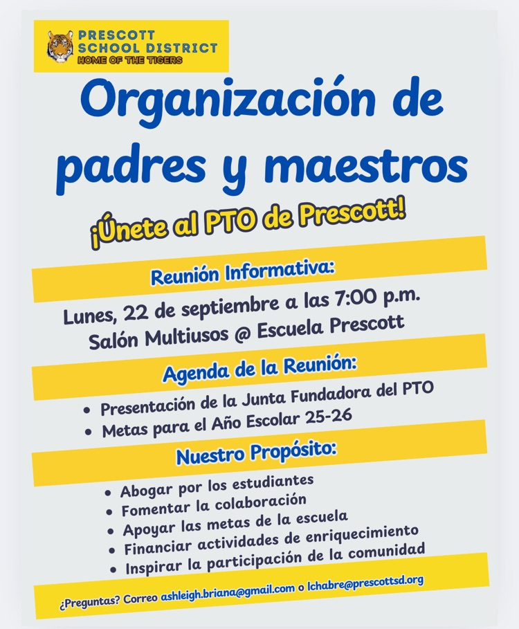 Reunión informativa de PTO