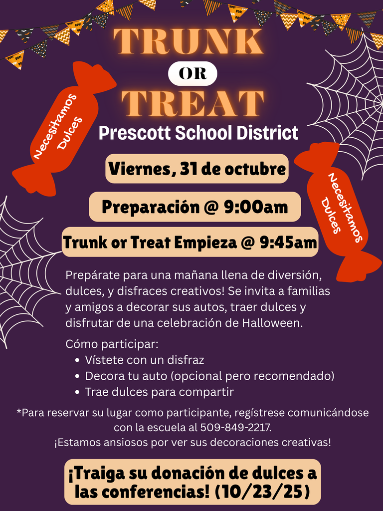 Trunk or Treat Spanish