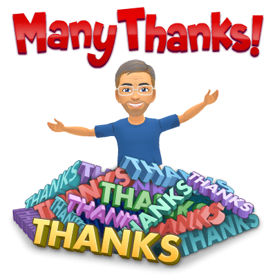 Thanks from Mr Foertsch emoji