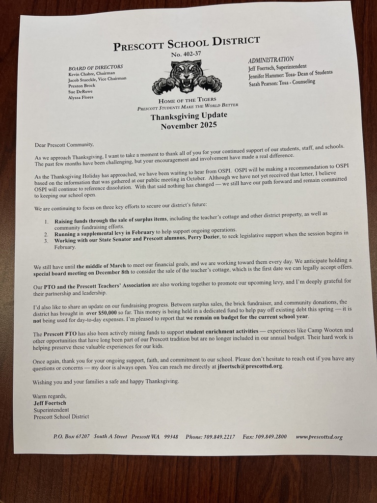 Thanksgiving update English