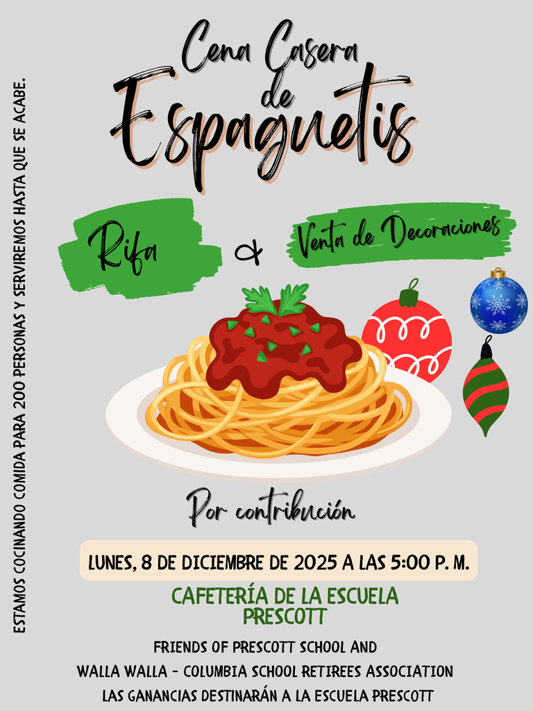 Spaghetti dinner spanish