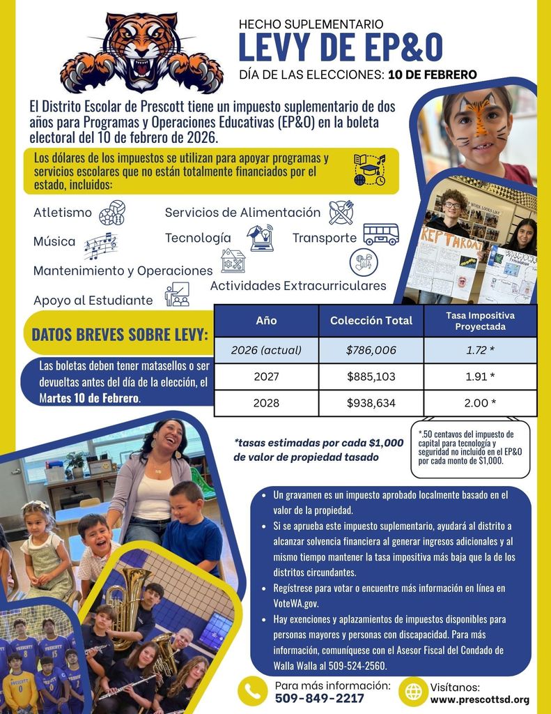 Supplemental levy flyer SP