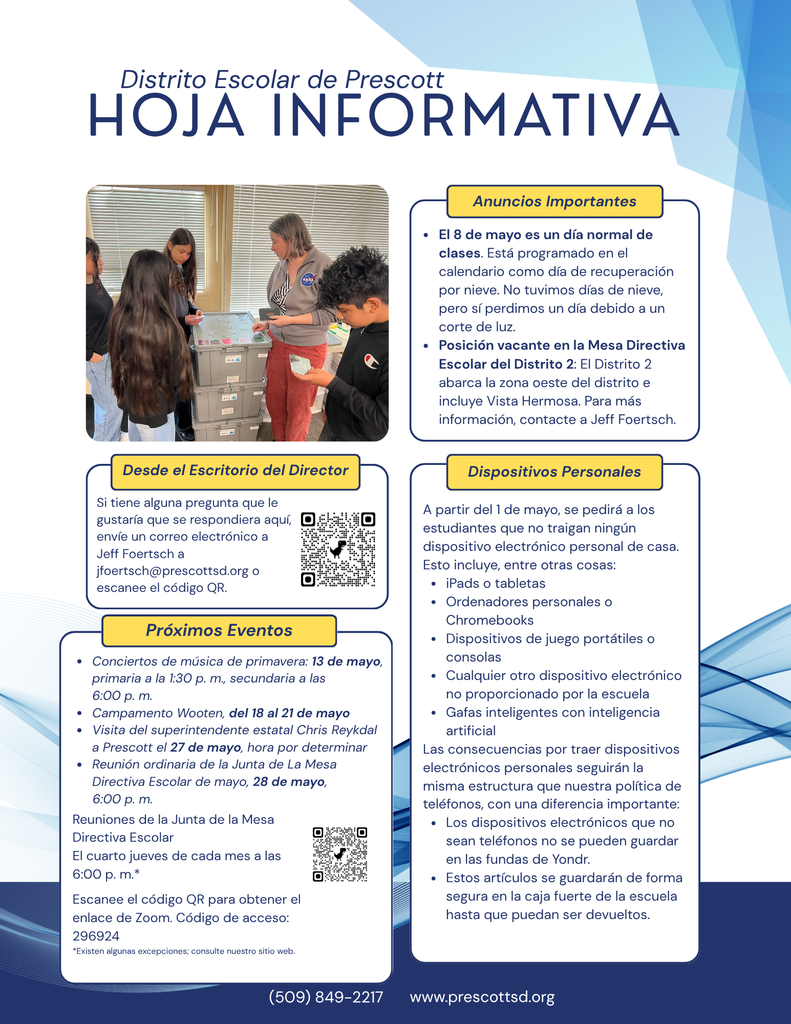 Newsletter Spanish